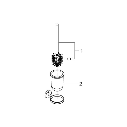 Ершик для унитаза Grohe Bau Cosmopolitan Neutral (40463001)