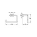 Тримач для туалетного паперу Grohe Essentials Cube New (40507001)