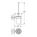 Ёршик для унитаза Grohe Essentials Cube New (40513001)