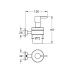 Дозатор рідкого мила Grohe Essentials Cube New (40756001)