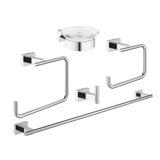 Набір аксесуарів 5 в 1 Grohe Essentials Cube New (40758001)