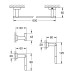 Набір аксесуарів 4 в 1 Grohe Essentials Cube New (40778001)