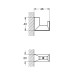 Гачок для халата Grohe Selection Cube (40782000)