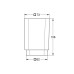 Склянка для зубних щіток Grohe Selection Cube (40783000)