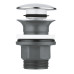 Донний клапан для раковини універсальний (з/без переливу) GROHE 40824000 автоматичний (СLICK-СLACK) (Колір хром) 1 1/4'' (40824000)