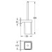 Ершик для унитаза Grohe Selection Cube (40857000)