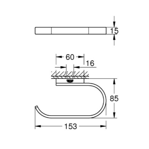 Тримач для туалетного паперу Grohe Selection (41220KF0)