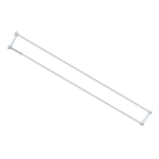 Штанга для шторки телескопічна з тримачем рушника Mixxus CRA-D-125x225 125cm-225cm (алюміній) (БЛІСТЕР) (AC3589)