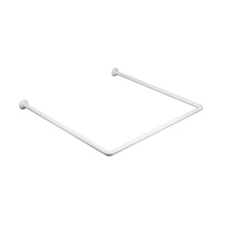 Штанга для шторки П-подібна універсальна Mixxus CRA-U-90x90x90 90x90x90cm, 90x180cm, 270cm (алюміній) (БЛІСТЕР) (AC3593)