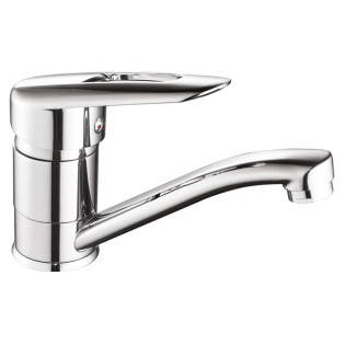 Змішувач для умивальника HAIBA DISK 555-15CM NUT (Колір хром) (HB0058)