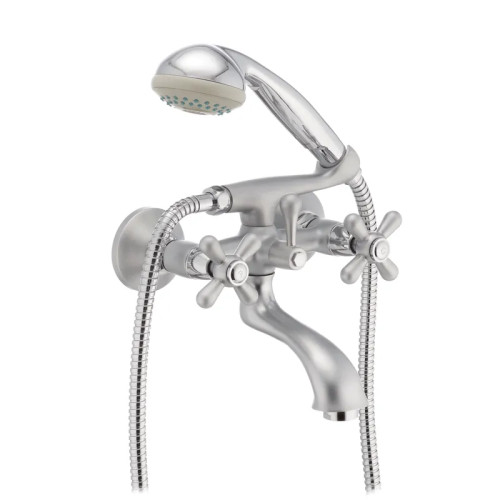 Змішувач для ванни HAIBA DOMINOX 142 SATIN (Колір сатин) (HB0066)