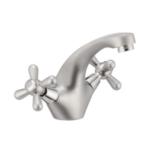 Змішувач для умивальника HAIBA DOMINOX 161 SATIN (Колір сатин) (HB0072)