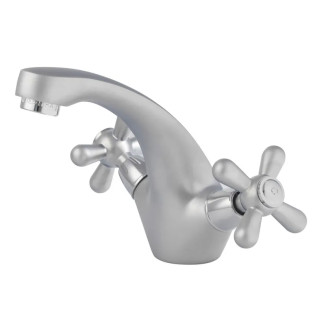 Змішувач для умивальника HAIBA DOMINOX 161 SATIN (Колір сатин) (HB0072)