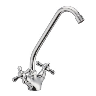 Змішувач для кухні HAIBA DOMINOX 271 (Колір хром) (HB0077)