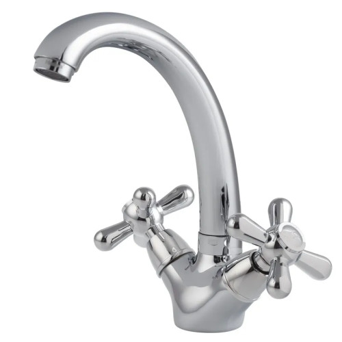 Смеситель для умывальника HAIBA DOMINOX 272 (Цвет хром) (HB0080)