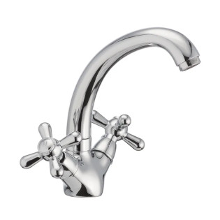 Змішувач для умивальника HAIBA DOMINOX 272 NUT (Колір хром) (HB0081)