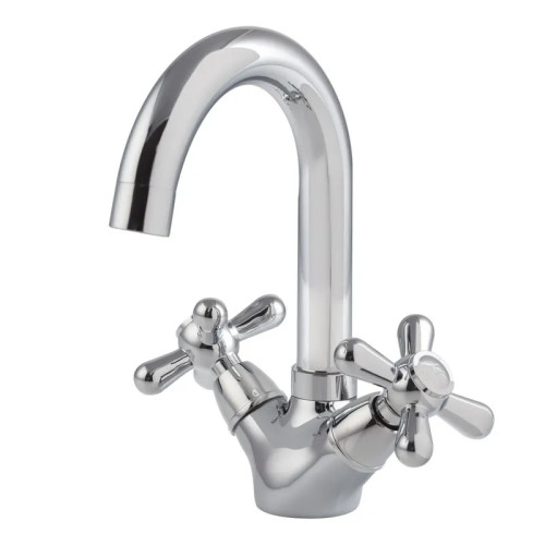 Смеситель для умывальника HAIBA DOMINOX 274 NUT (Цвет хром) (HB0088)