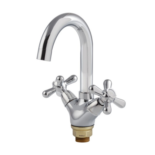 Смеситель для умывальника HAIBA DOMINOX 274 NUT (Цвет хром) (HB0088)