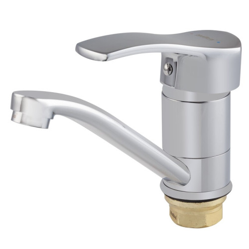 Смеситель для умывальника HAIBA FOCUS 555-15CM NUT (Цвет хром) (HB0135)