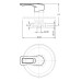 Смеситель для душа встроенный HAIBA HANSBERG 003 (INNER) (Цвет хром) (HB0177)