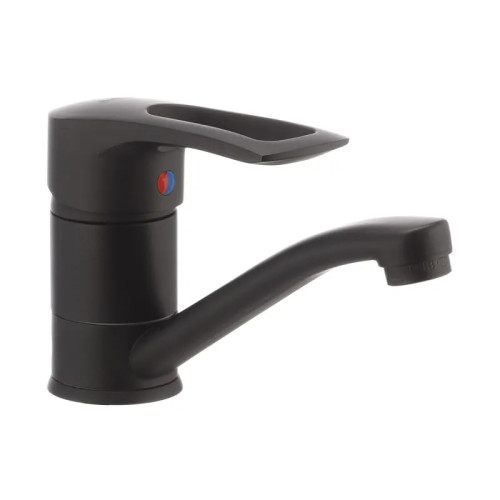 Змішувач для умивальника HAIBA HANSBERG 004-15CM BLACK (Колір чорний) (HB0185)