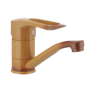 Змішувач для умивальника HAIBA HANSBERG 004-15CM COFFEE (Колір коричневий) (HB0186)