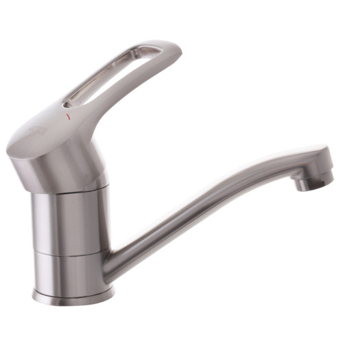 Змішувач для умивальника HAIBA HANSBERG 004-15CM SS COLOR (Колір нерж) (HB0190)