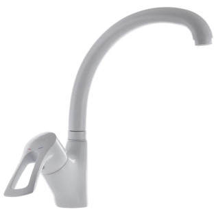 Змішувач для кухні HAIBA HANSBERG 011 WHITE (Колір білий) (HB0202)