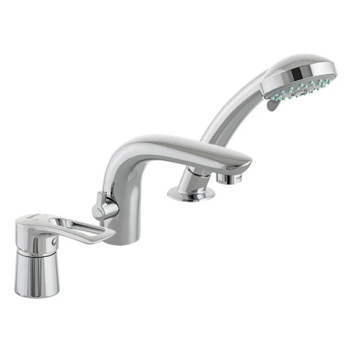 Змішувач на борт ванни HAIBA HANSBERG 022 (3-HOLE) (Колір хром) (HB0211)