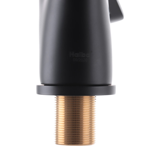 Змішувач для кухні HAIBA HANSBERG 777 NUT BLACK (Колір чорний) (HB0216)