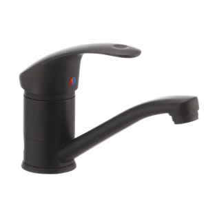 Смеситель для умывальника HAIBA MARS 004-15CM BLACK (Цвет черный) (HB0249)