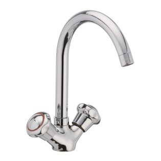 Змішувач для кухні HAIBA MEGA 275 (Колір хром) (HB0291)