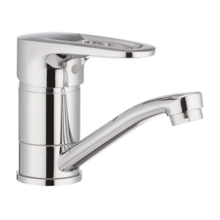 Змішувач для умивальника HAIBA OPUS 555-15CM NUT (Колір хром) (HB0336)