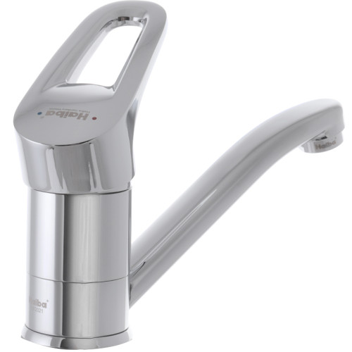 Змішувач для умивальника HAIBA OPUS 555-15CM NUT (Колір хром) (HB0336)