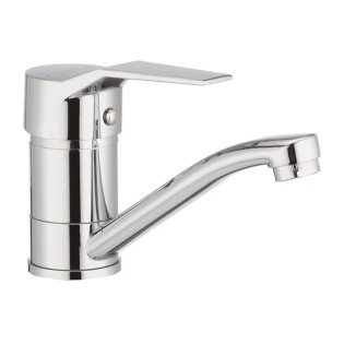 Змішувач для умивальника HAIBA ZEON 555-15CM NUT (Колір хром) (HB0414)
