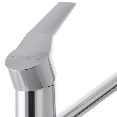 Змішувач для умивальника HAIBA ZEON 555-15CM NUT (Колір хром) (HB0414)