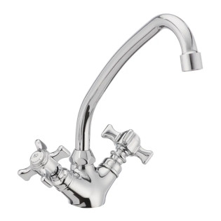 Змішувач для кухні HAIBA ZEUS 271 NUT (Колір хром) (HB0430)