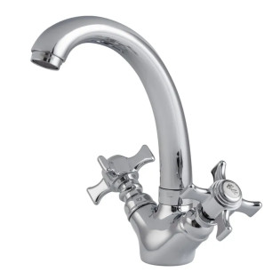 Смеситель для умывальника HAIBA ZEUS 272 (Цвет хром) (HB0431)
