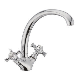 Змішувач для кухні HAIBA ZEUS 273 NUT (Колір хром) (HB0434)