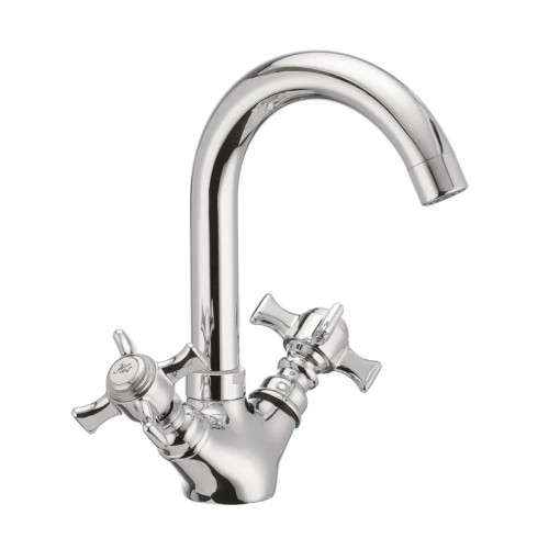 Змішувач для умивальника HAIBA ZEUS 274 NUT (Колір хром) (HB0436)