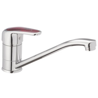 Змішувач для кухні HAIBA MAGIC 555 NUT RED (Колір хром) (HB0669)