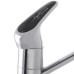 Змішувач для умивальника HAIBA MAGIC 004-15CM BLACK (Колір хром) (HB0689)
