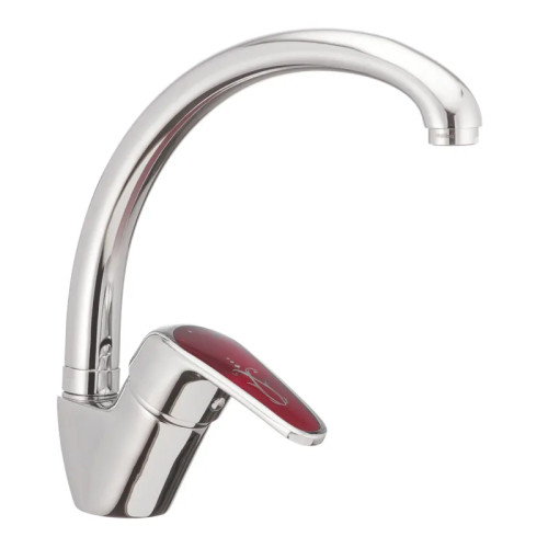 Змішувач для кухні HAIBA MAGIC 011 RED (Колір хром) (HB0699)