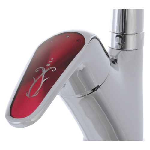 Змішувач для кухні HAIBA MAGIC 011 RED (Колір хром) (HB0699)