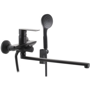 Змішувач для ванни HAIBA ALEX 006 EURO BLACK (Колір чорний) (HB3925)