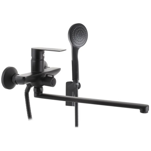 Змішувач для ванни HAIBA ALEX 006 EURO BLACK (Колір чорний) (HB3925)