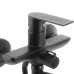 Змішувач для ванни HAIBA ALEX 006 EURO BLACK (Колір чорний) (HB3925)