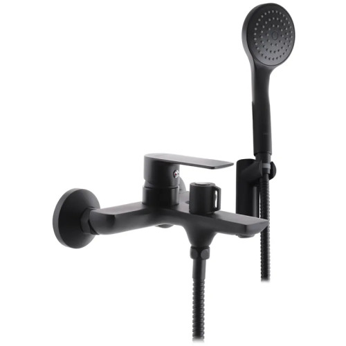 Змішувач для ванни HAIBA ALEX 009 EURO BLACK (Колір чорний) (HB3926)