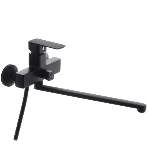 Змішувач для ванни HAIBA KUBUS 006 EURO BLACK (Колір чорний) (HB3931)