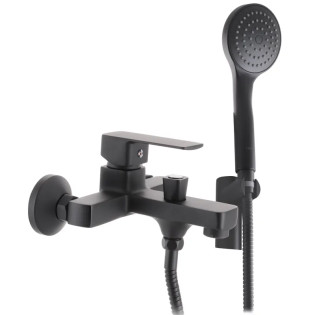 Змішувач для ванни HAIBA KUBUS 009 EURO BLACK (Колір чорний) (HB3932)